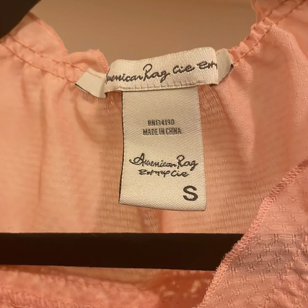 2/$10 Light Orange Long Sleeve - Picture 2 of 3